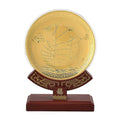 24K Gold Journey of Success and Prosperity Embossed Medallion-Style Ornament – 160mm (50mg) - Sticky add to cart bar