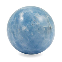 Calcite Blue Sphere (Ball) -Medium 1295ctw with Free Wooden Tripod Cobra Stand