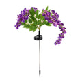 Livmore Purple Wisteria Flower Solar Lights with 4 Heads - Sticky add to cart bar