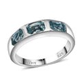 D'Joy Blue Zircon Ring in Rhodium Over Sterling Silver 2.40 ctw - Sticky add to cart bar
