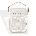 Livmore Black Multifunctional 5 Hole Humidifier Fan with Handle and Flashing Light - Sticky add to cart bar