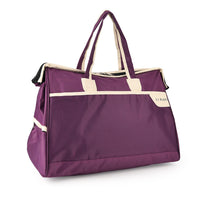La Marey Red Oxford Cloth Travel Duffle Bag (18"x9"x11.5")