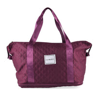 La Marey Purple Polyester Tote Bag