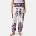 La Marey Black Floral Harem Pant with 2 Pockets - One Size Fits Most - Sticky add to cart bar