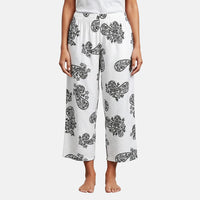 La Marey Wide Leg Printed Pajama Pants - One Size Fits Most