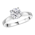 Simulated Diamond Ring in Sterling Silver (Size 6.0) 1.60 ctw - Sticky add to cart bar