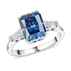 Blue Moissanite