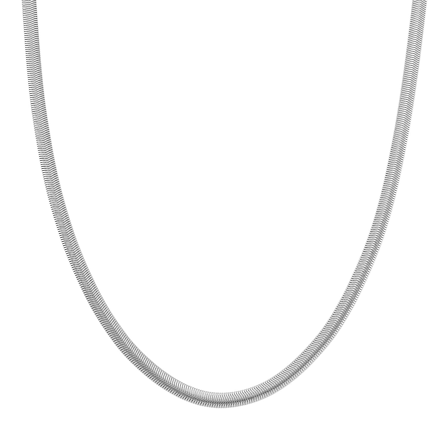 Serpent Flow Necklace (20-22 Inches) in Stainless Steel