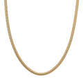 Serpent Flow Necklace (20-22 Inches) in ION Plated YG Stainless Steel - Sticky add to cart bar