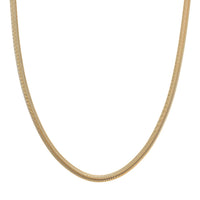 Serpent Flow Necklace (20-22 Inches) in ION Plated YG Stainless Steel
