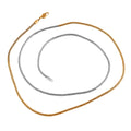 D'Joy Chain Necklace in 22K YG Over and Sterling Silver 29.85 Grams 36 Inches - Sticky add to cart bar