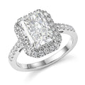 950 Platinum Luxuriant Lab Grown Diamond (E-F, VS) Ring (Size 6.0) 3.50 ctw - Sticky add to cart bar