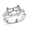 14K White Gold Luxuriant Lab Grown Diamond (G-H, SI) Ring (Size 10.5) 0.42 ctw - Sticky add to cart bar