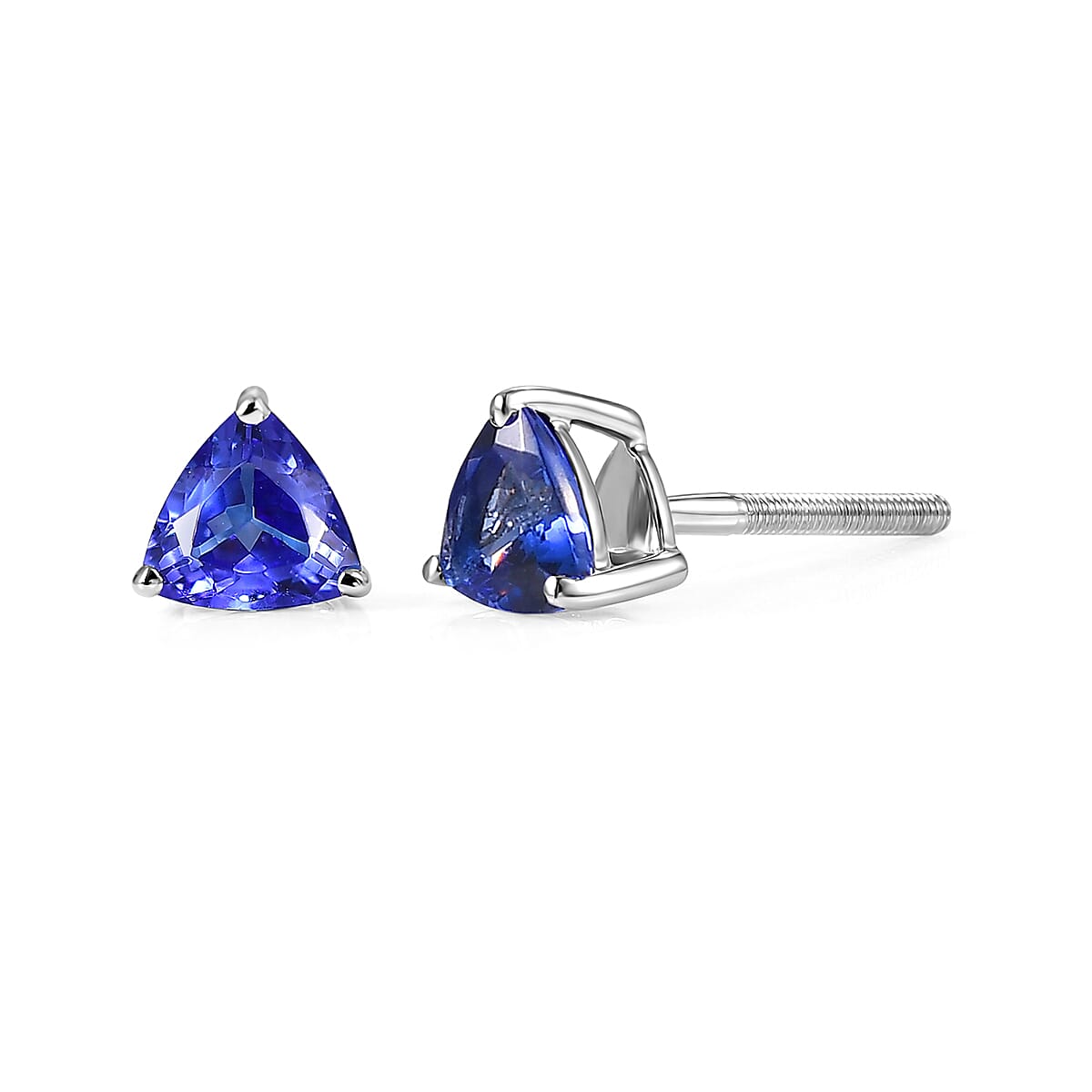 Rhapsody AAAA Tanzanite 1.35 ctw Earrings in 950 Platinum