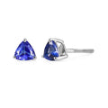 Rhapsody AAAA Tanzanite 1.35 ctw Earrings in 950 Platinum - Sticky add to cart bar