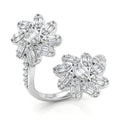D'Joy Moissanite Ring in Rhodium Over Sterling Silver (Size 6.0) 1.10 ctw - Sticky add to cart bar
