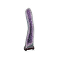 Decorative Carved Amethyst Geode on Wooden Base (220 lbs) - Sticky add to cart bar