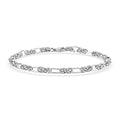 D'Joy Byzantine Station Chain Bracelet in Sterling Silver (7.25 In) 6.0 Grams - Sticky add to cart bar