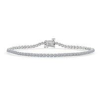 NY Closeout Deal Diamond 0.40 ctw Bracelet in Sterling Silve (7.00 In)