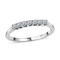 Luxuriant Lab Grown Diamond (G-H, SI) Ring in Platinum Over Sterling Silver (Size 10.0) 0.25 ctw - Sticky add to cart bar