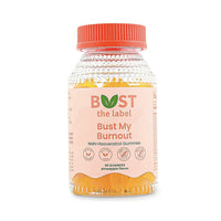 Bust My Burnout NMN + Resveratrol Supplement (60 Pineapple Gummies) Made in US