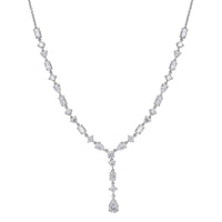 D'Joy Moissanite Necklace (18-20 Inches) in 18K Vermeil YG Over Sterling Silver 10.65 ctw