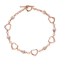 EverTrue Moissanite Bracelet in Platinum Bond (7.25 In) 0.75 ctw