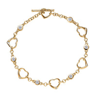 EverTrue Moissanite Bracelet in Platinum Bond (7.25 In) 0.75 ctw