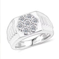 Luxuriant Lab Grown Diamond 0.50 ctw Ring in Sterling Silver - Sticky add to cart bar
