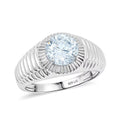 Luxuriant Lab Grown Diamond Men's Ring in Sterling Silver (Size 10.0) 2.00 ctw - Sticky add to cart bar