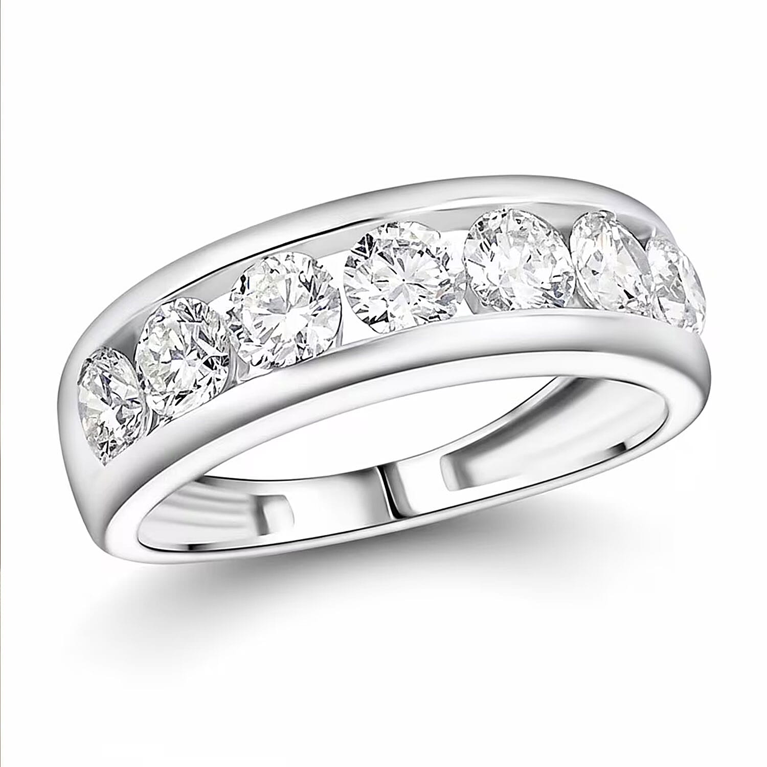 Luxuriant Lab Grown Diamond 2.00 ctw Ring in Sterling Silver
