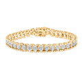 Diamond 0.50 ctw Bracelet in 14K YG Over and Sterling Silver (7.00 In) - Sticky add to cart bar