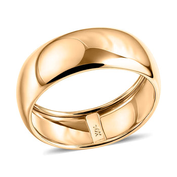10K Yellow Gold Band Ring (Size 10.0) (1.35 g) - Product card gallery slide 1 (10178388295993)