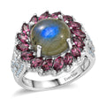 EverTrue Malagasy Labradorite Ring in Platinum Bond (Size 10.0) 6.25 ctw - Sticky add to cart bar