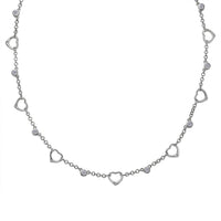 EverTrue Moissanite Necklace (18 Inches) in Platinum Bond 1.00 ctw