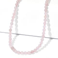 Galilea Rose Quartz 250.00 ctw Beaded Necklace (36 Inches) - Sticky add to cart bar