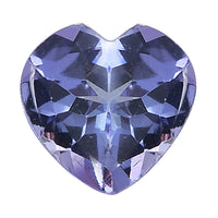 0.28 ctw Heart Cut Tanzanite Loose Gemstone (4.5 mm)