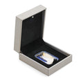 Grey Faux Leather and Black Velvet LED Light Packaging Box - Sticky add to cart bar