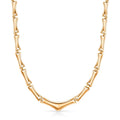 Organic Link Necklace (21 Inches) in Goldtone - Sticky add to cart bar