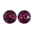 0.85 ctw Round Cut Fuchsia Swarovski Crystal Loose Stone (Set Of 2) (5.5 mm) - Sticky add to cart bar