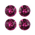 1.73 ctw Round Cut Fuchsia Swarovski Crystal Loose Stone (Set Of 4) (5.3 mm) - Sticky add to cart bar