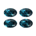 1.54 ctw Oval Cut Indicolite Swarovski Crystal Loose Stone (Set Of 4) (6x4 mm) - Sticky add to cart bar