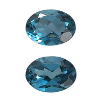 1.70 ctw London Blue Topaz Loose Gemstones(Set of 2)
