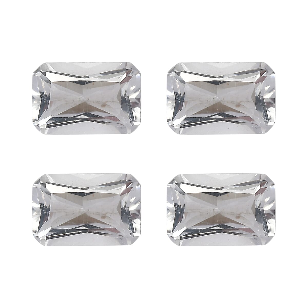 1.78 ctw Octagon Cut Brazilian Petalite Loose Gemstone (Set Of 4) (6x4 mm)
