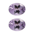 2.02 ctw Oval Cut Rose De France Amethyst Loose Gemstone (Set Of 2) (8x6 mm) - Sticky add to cart bar
