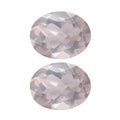 2.92 ctw Oval Cut Rose Quartz Loose Gemstone (Set Of 2) (9x7 mm) - Sticky add to cart bar