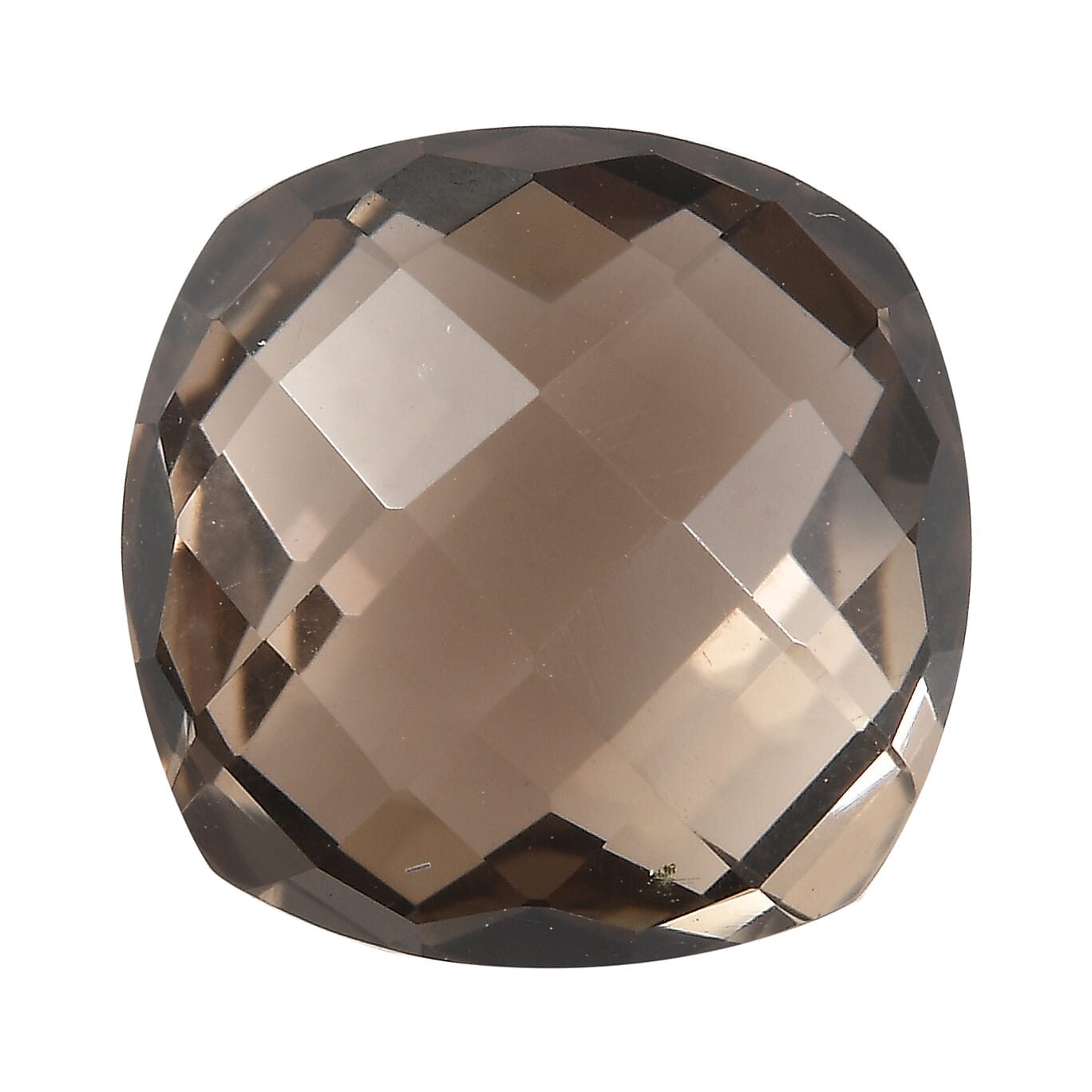 4.21 ctw Cushion Cut Smoky Quartz Loose Gemstone (10x10 mm)