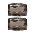 0.85 ctw Cushion Cut Smoky Quartz Loose Gemstone (Set Of 2) (6x4 mm) - Sticky add to cart bar