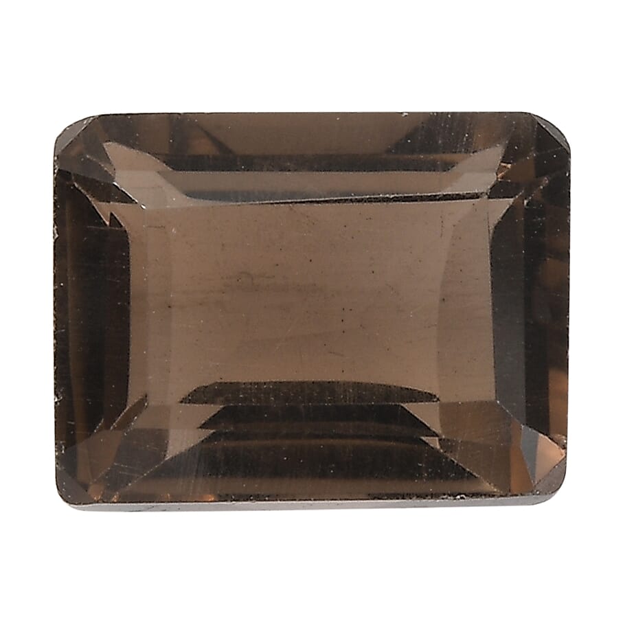 1.30 ctw Octagon Cut Smoky Quartz Loose Gemstone – AA Grade (8x6 mm)