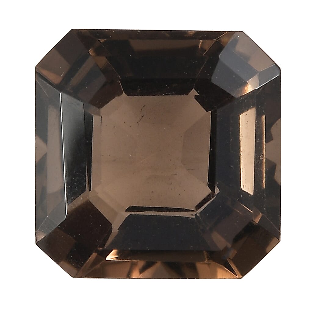 2.88 ctw Octagon Cut Smoky Quartz Loose Gemstone (9x9 mm)